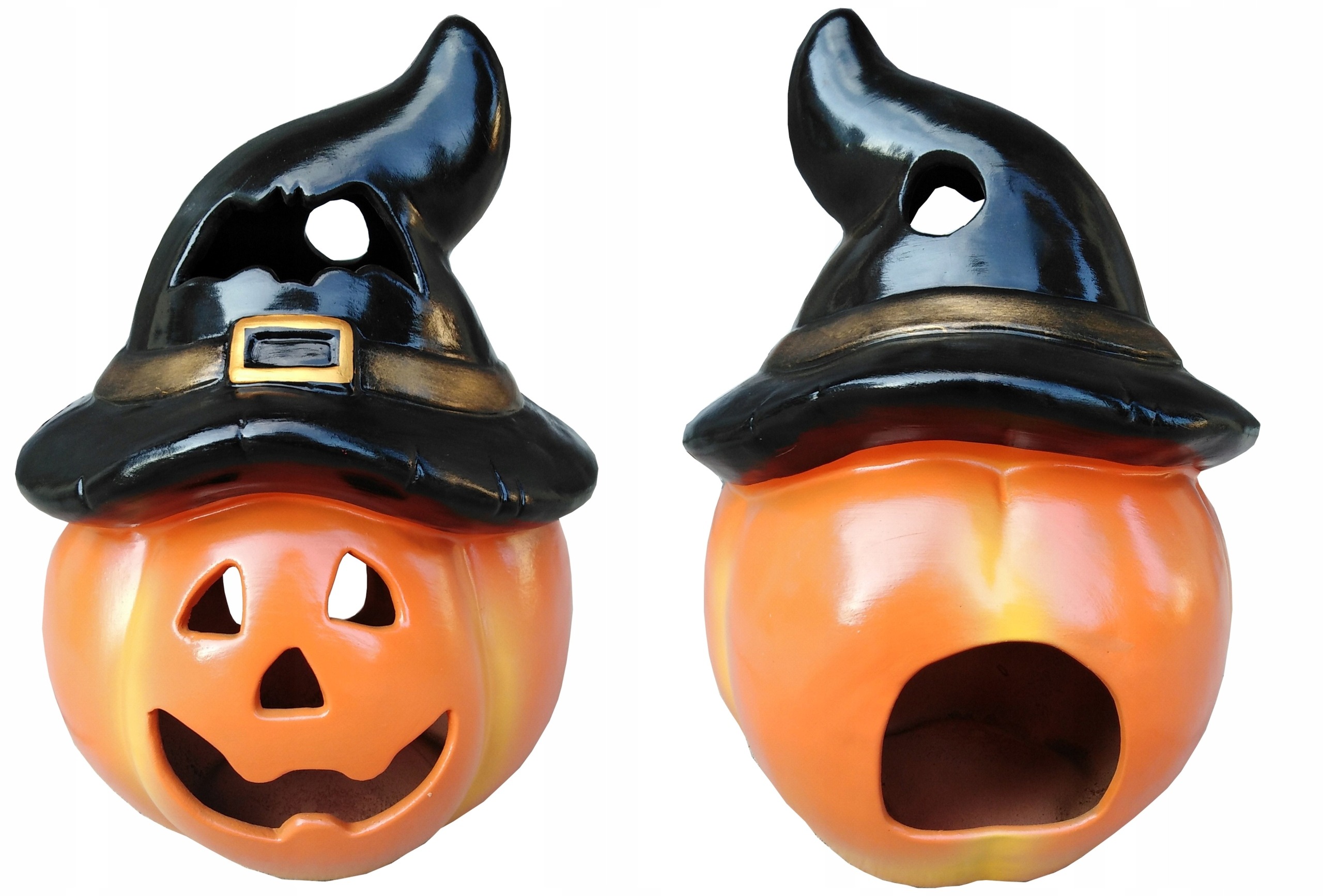 Halloweenske lampáše a sviečky