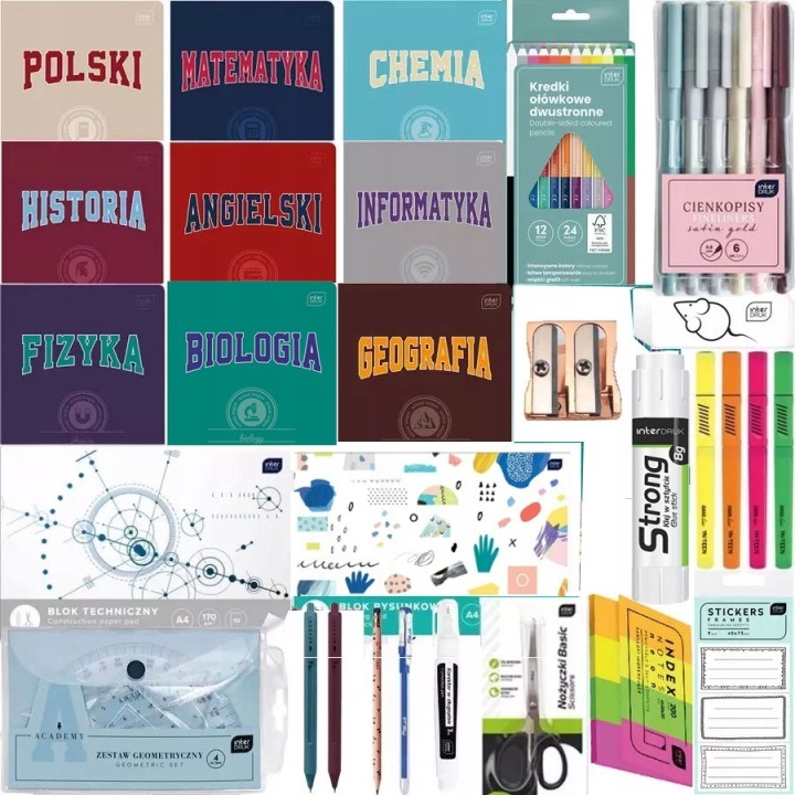 Školské zošity Interdruk pre 4. – 8. ročník