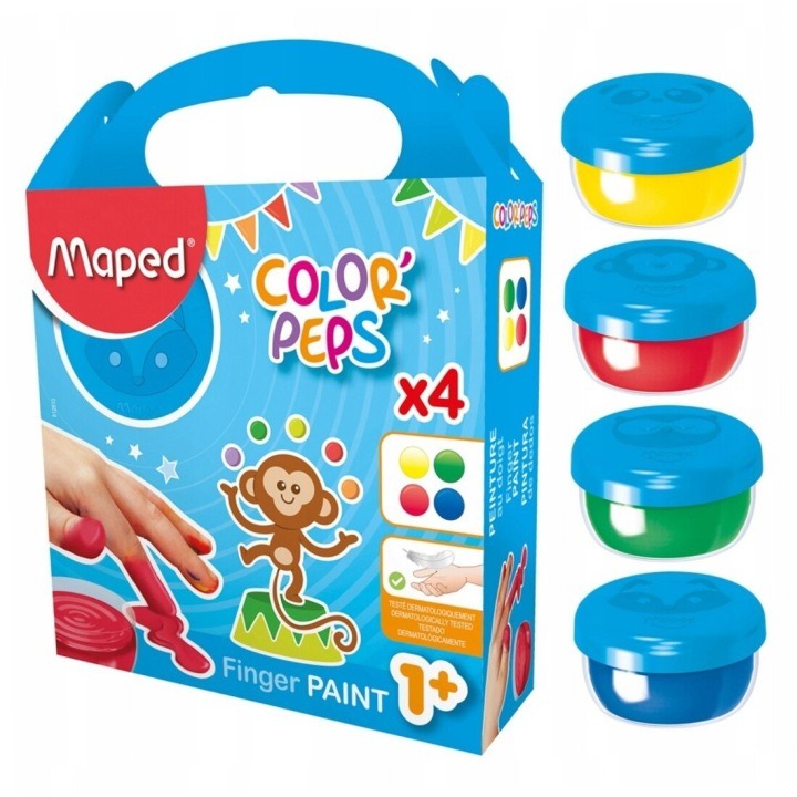Farby Color Peps - prvé farby na maľovanie prstami pre deti