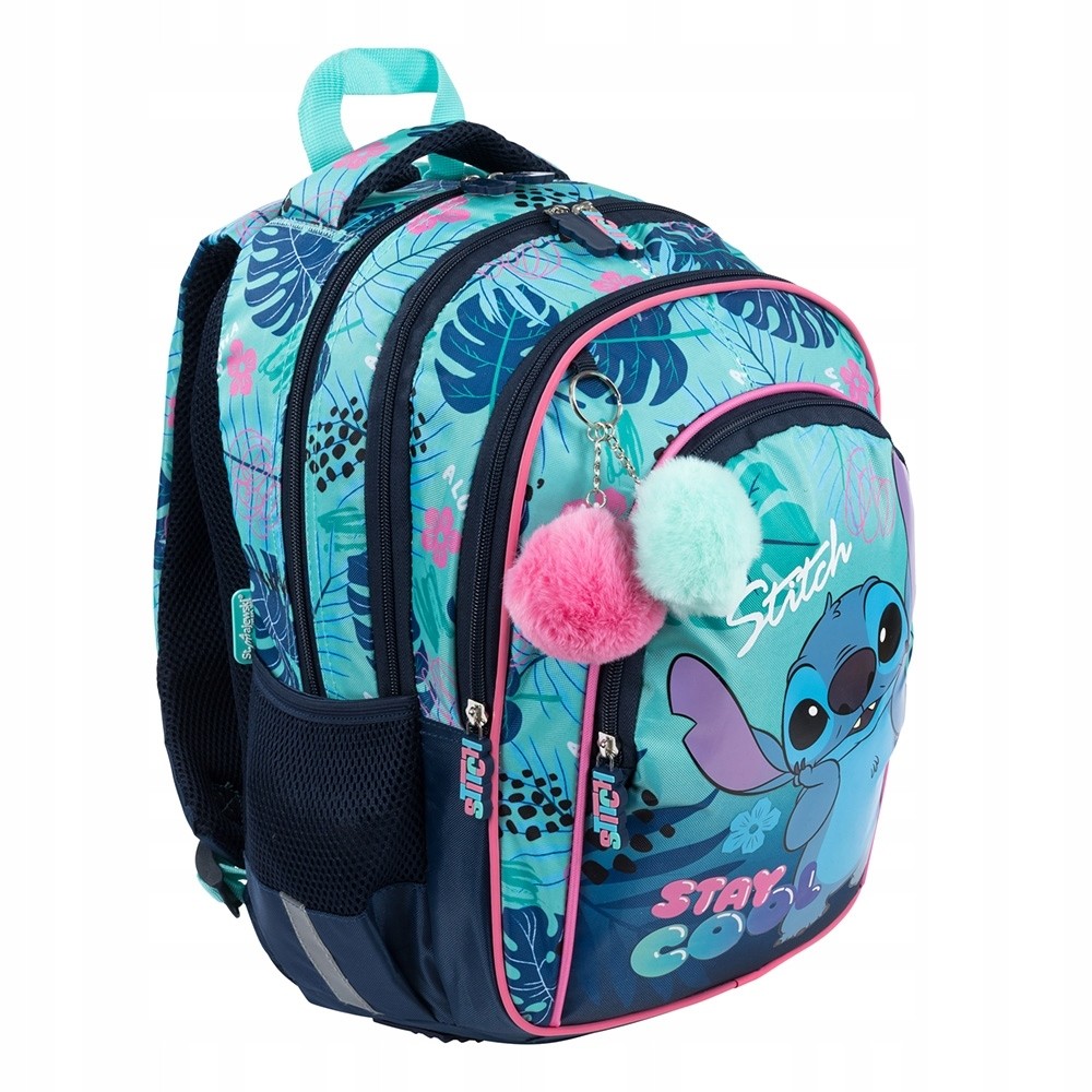Školský batoh St.Right BPL58 STITCH STAY COOL s 4 priehradkami