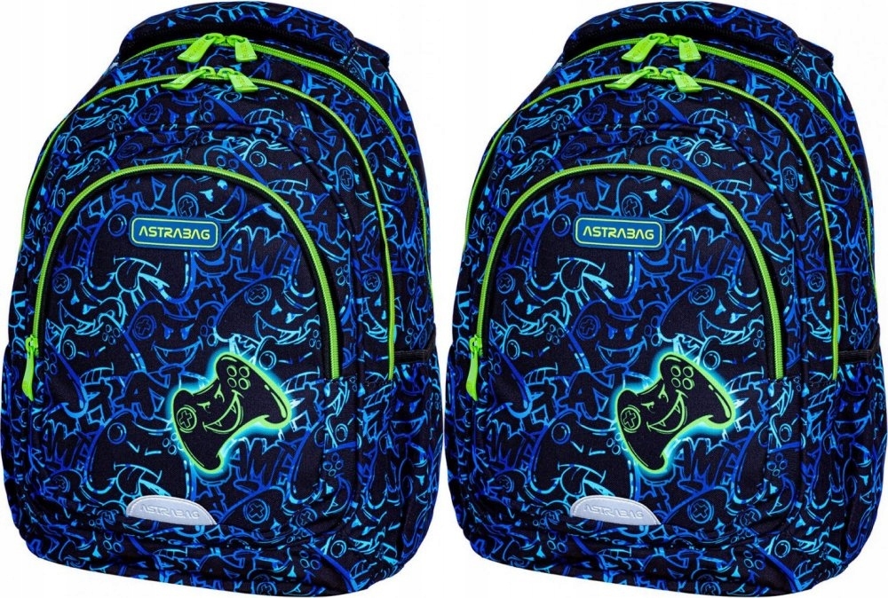 Módny a praktický detský batoh Astra Astrabag Go Playing, 20l, trojkomorový