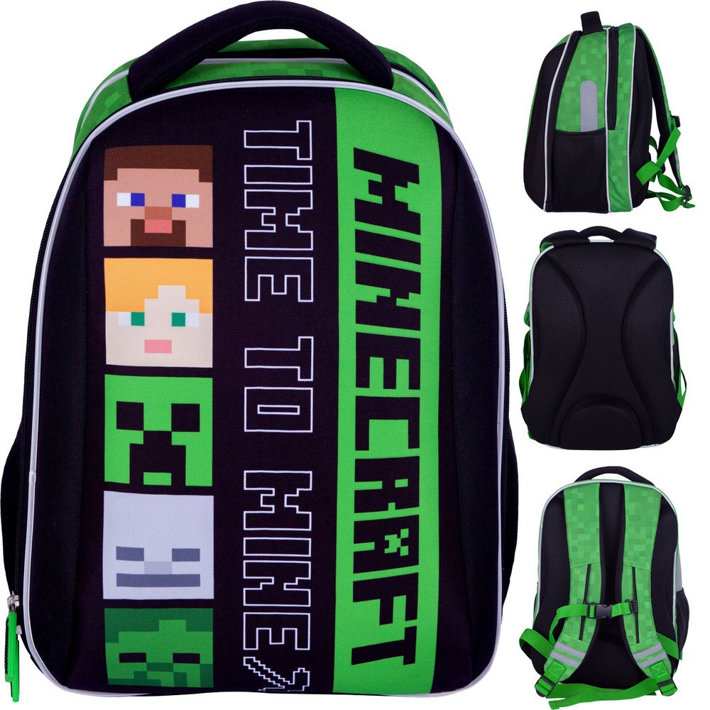 Ergonomický školský batoh Minecraft pre prvákov až tretiakov