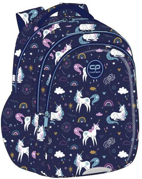 Školský batoh Jerry Unicorn Coolpack s organizérom a pohodlnými popruhmi