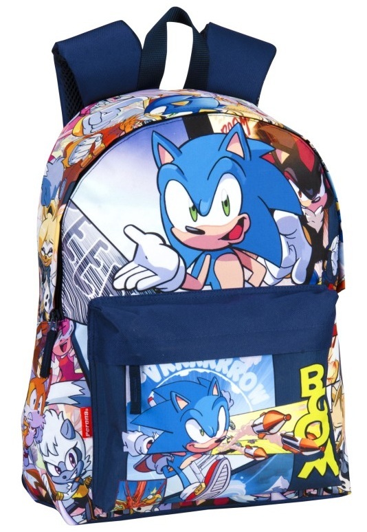Školský batoh Sonic the Hedgehog viacfarebný, s viacerými priehradkami
