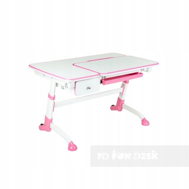 TRANSFORMERS - Detský stôl Amare Pink s zásuvkou ružová zásuvka