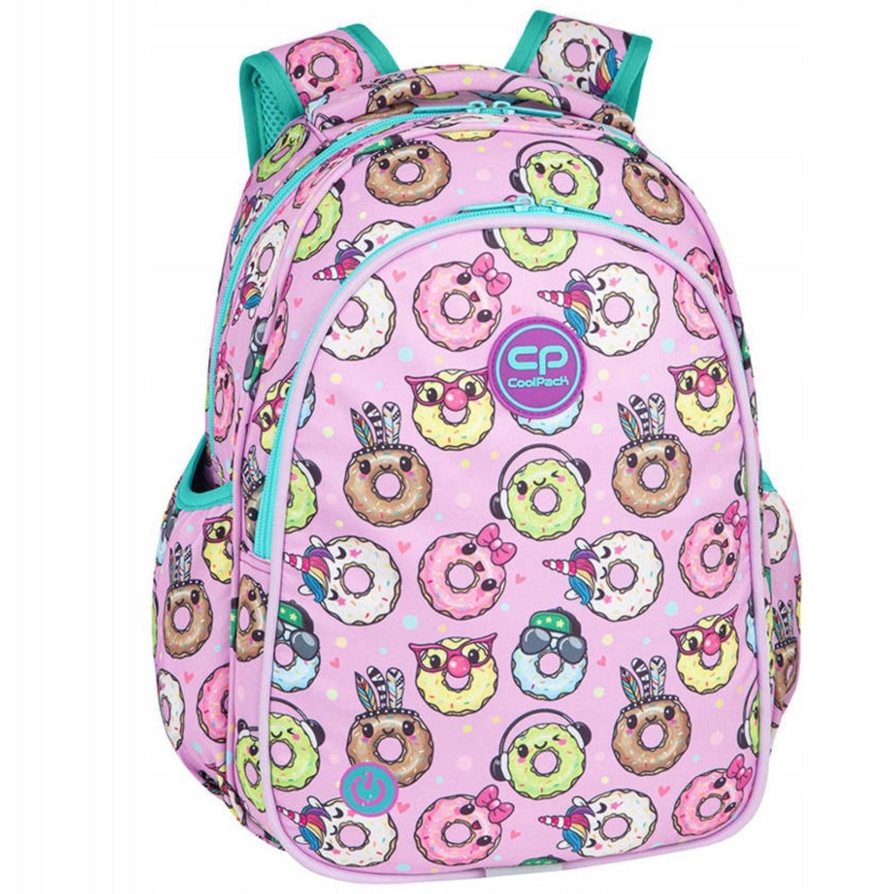 COOLPACK - JIMMY LED - Mládežnícky batoh - HAPPY DONUTS