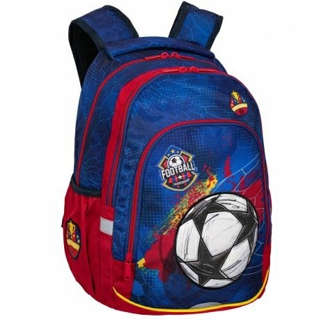 COOLPACK Školský Batoh pre Chlapca s Futbalovým Motívom