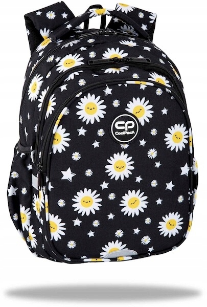 Mládežnícky batoh Coolpack Jerry Daisy Black – ideálny pre školské potreby