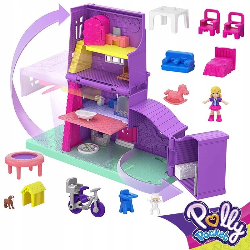 POLLY POCKET- Bábika Polly Pocket House GFP42 Mattel