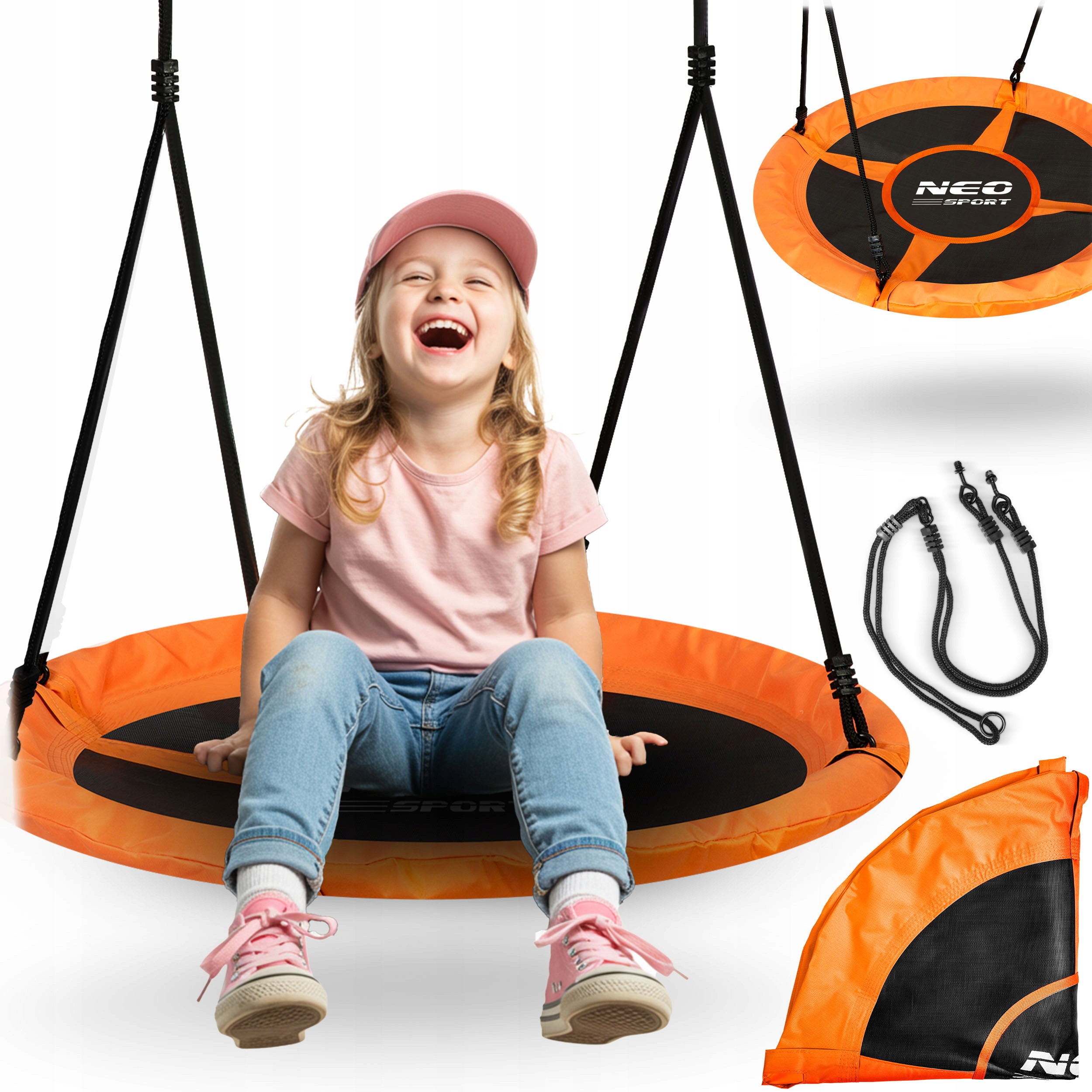 Hojdačka Neo-Sport Swingo 100 cm Neo-Sport „vranie hniezdo“