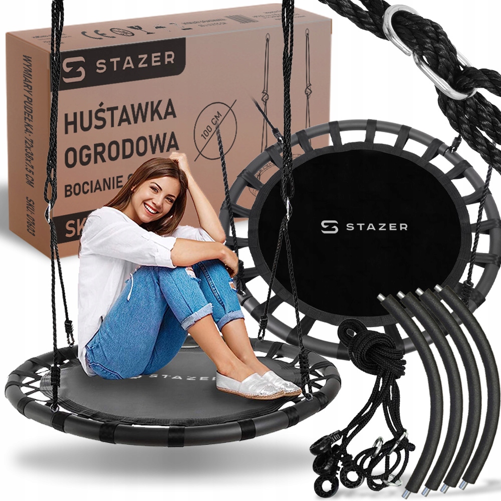 Záhradná hojdačka Bocianie hniezdo 100 cm 3 roky +