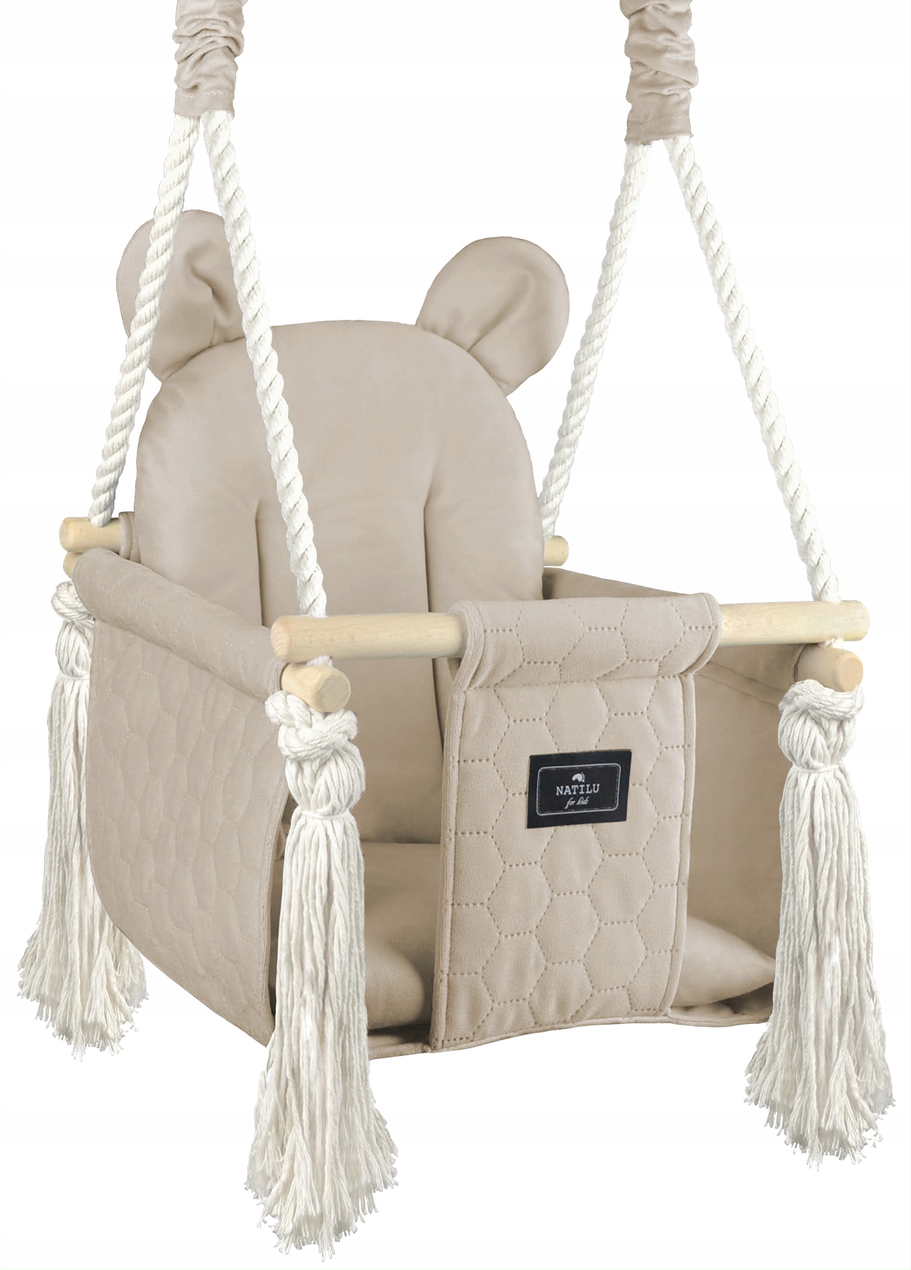 Drevená hojdačka Natilu s vedrom 30 kg 6 m +