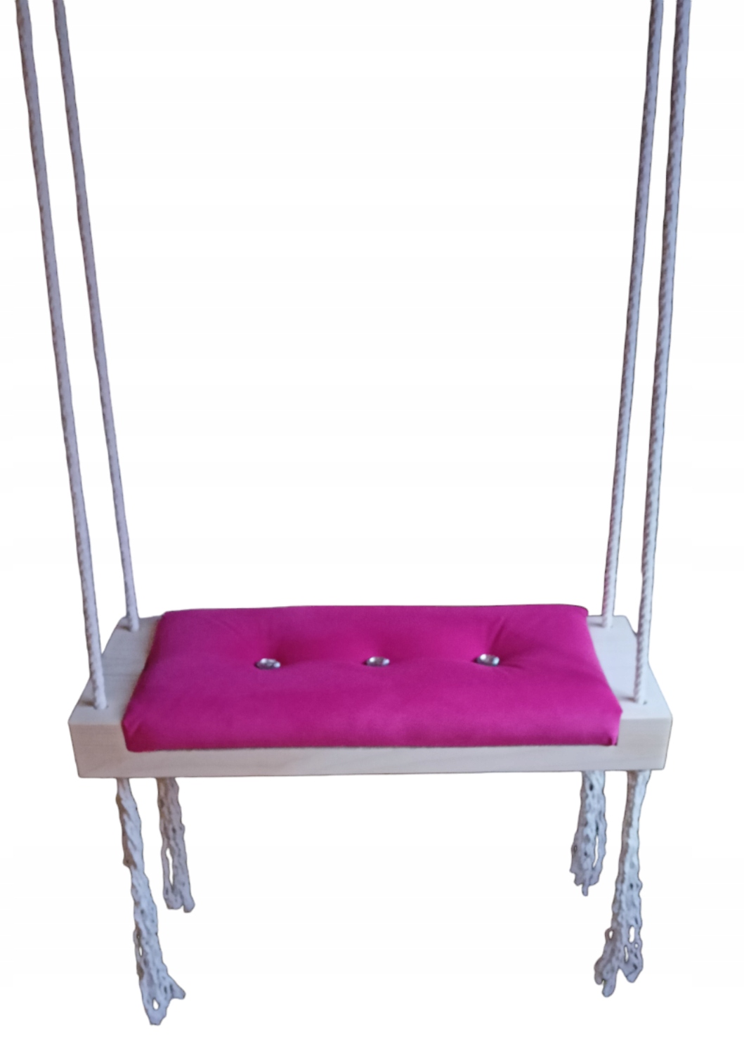 Detská záhradná doska na hojdačku čalúnená, FUCHSIA PINK 50 cm