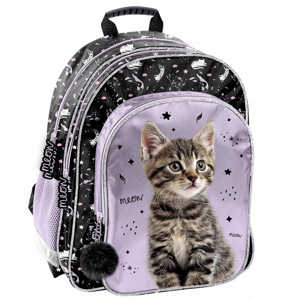 Školský batoh pre prváčky - Rozkošný dizajn s mačkou CATS