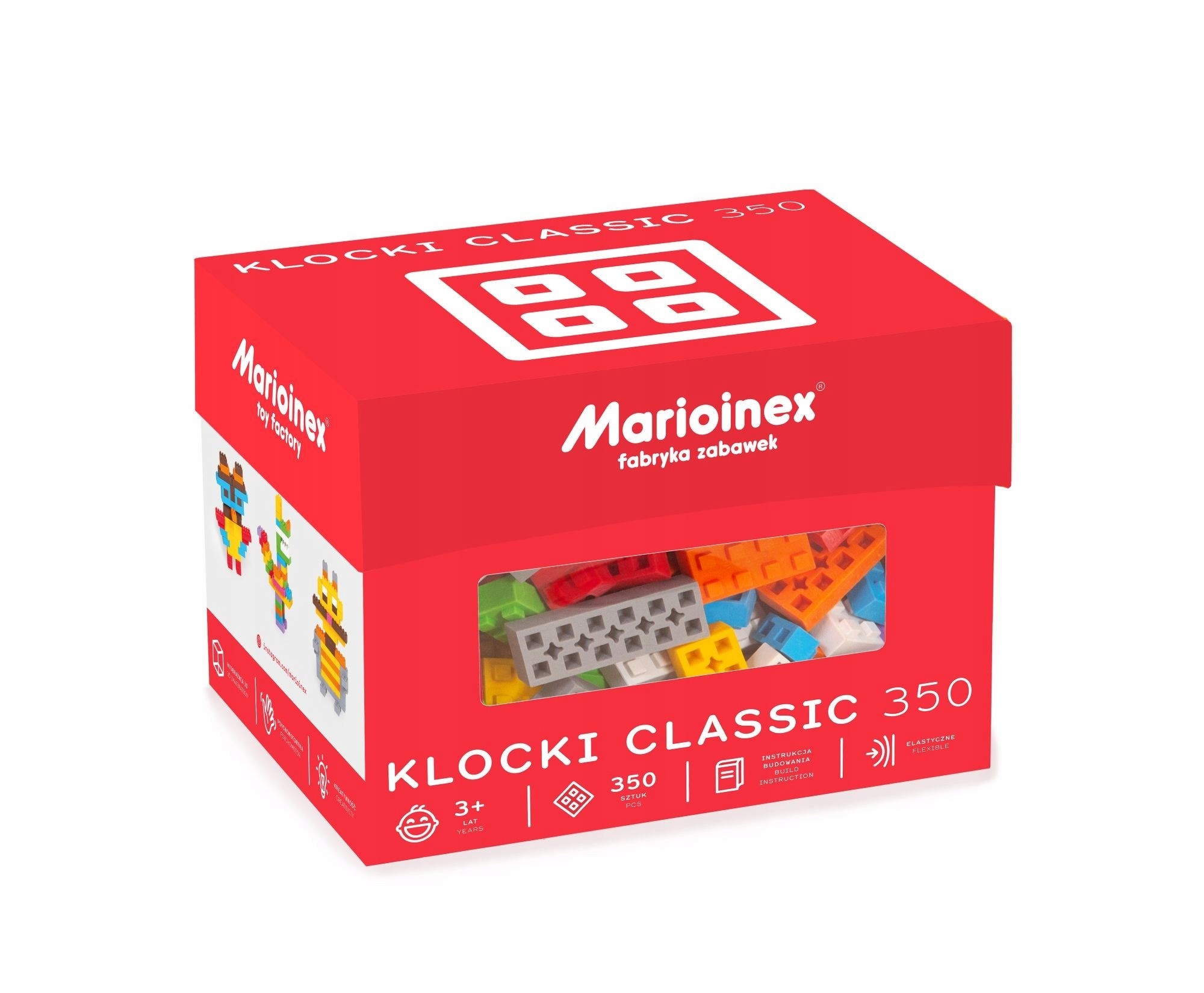 Mäkké klasické kocky Marioinex