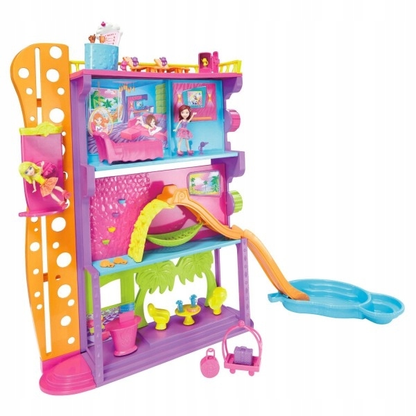 POLLY POCKET- Obrovský Polly Pocket Mattel Hotel na prísavnom pohári