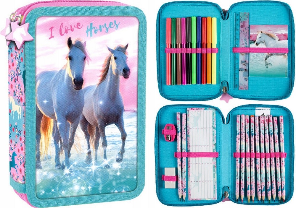 Peňaženka s dvoma priehradkami Horses 2kom z/vyp