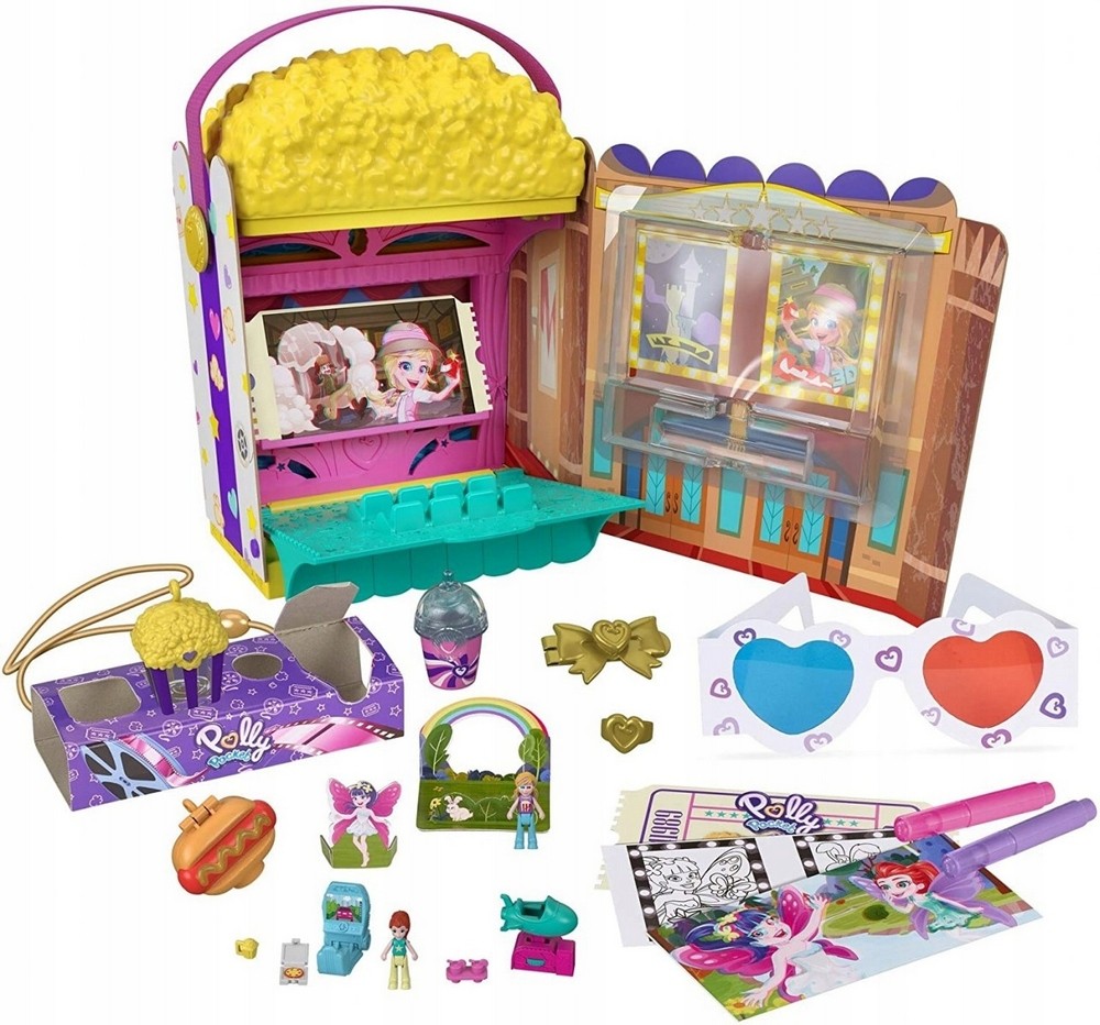 Popcorn - Sada s prekvapením - Polly Pocket - GVC96