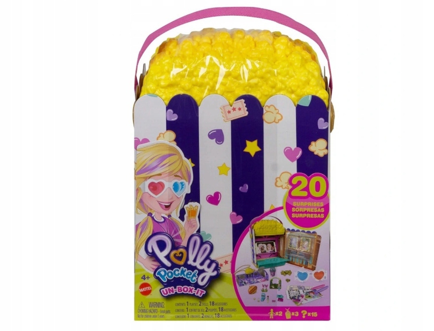 Polly Pocket Popcorn s prekvapením