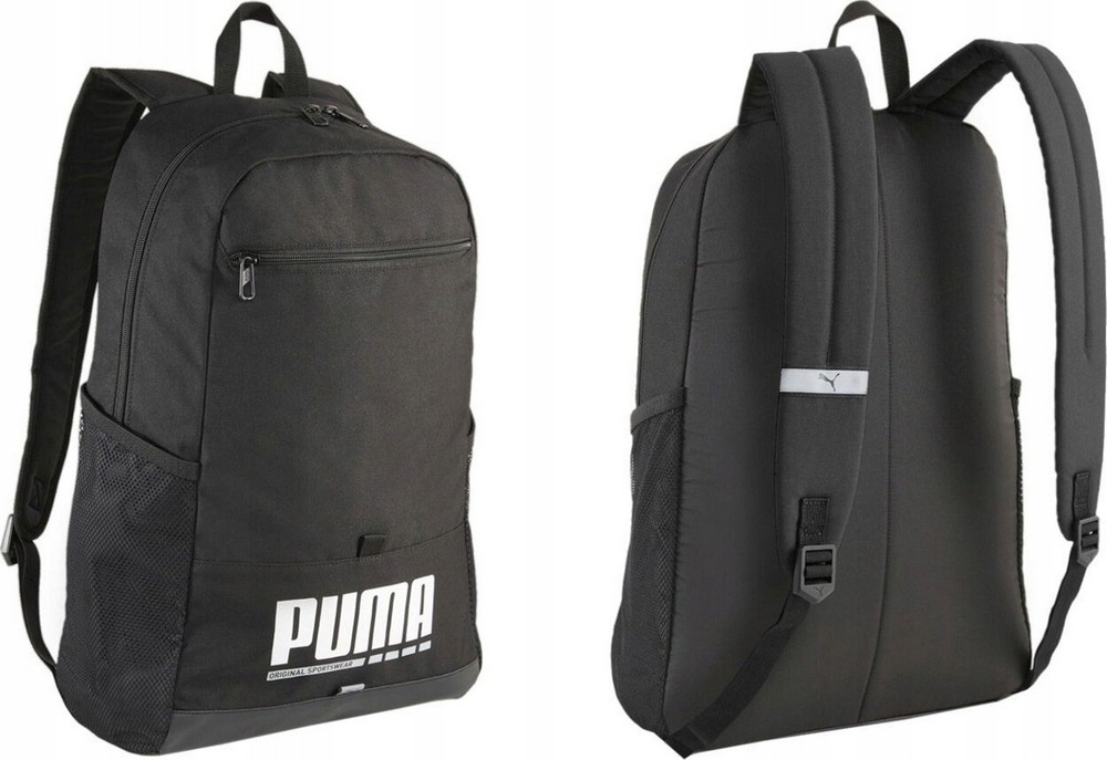 Univerzálny Batoh PUMA PLUS - Celoročné Použitie, Čierny s Bielymi Detailmi