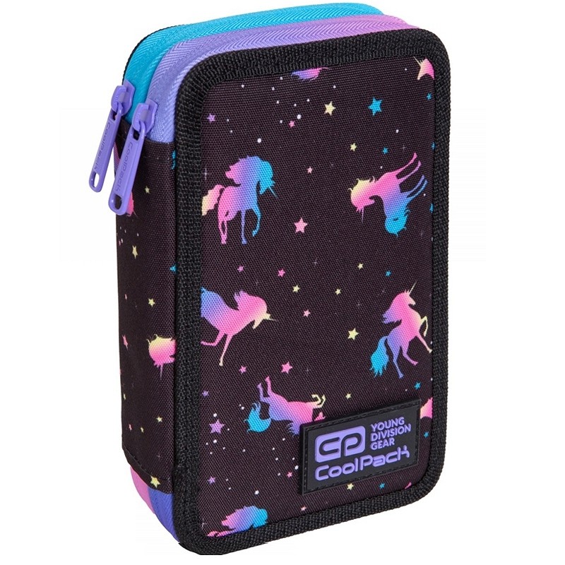 Peračník - Dvojitý peračník Coolpack Jumper 2 Dark Unicorn