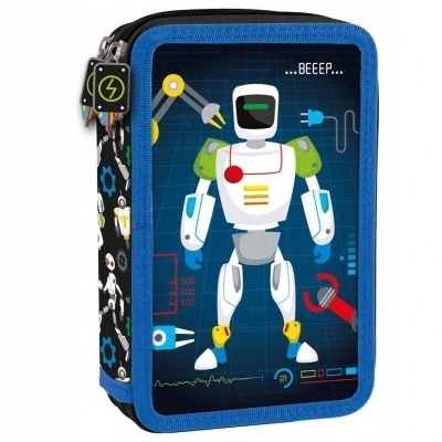 Puzdro na ceruzky s výsuvom 2-dielna sada Roboty 11 DERFORM