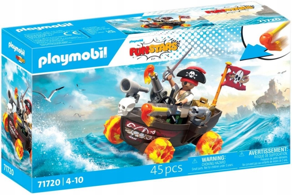 Playmobil 71720 Racing: Pirátska loď