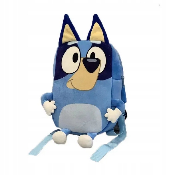 Školský plyšový batoh BLUEY Family – Roztomilý batoh pre deti