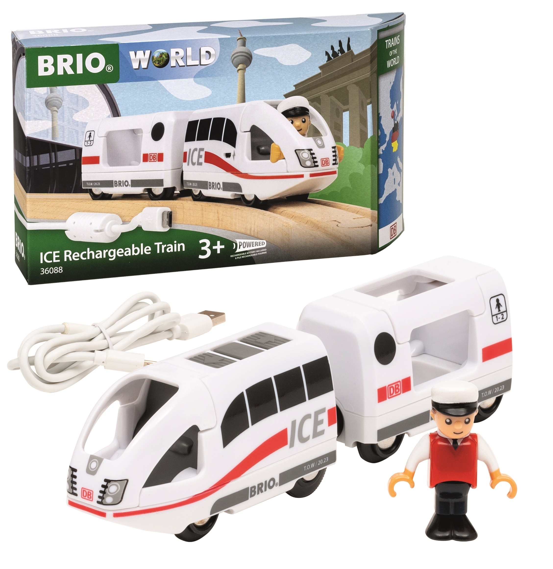 Nabíjateľný vláčik Brio ICE 36088