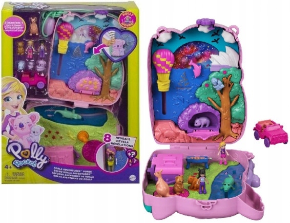 Polly Pocket. GXC95 Kompaktná taška, koala