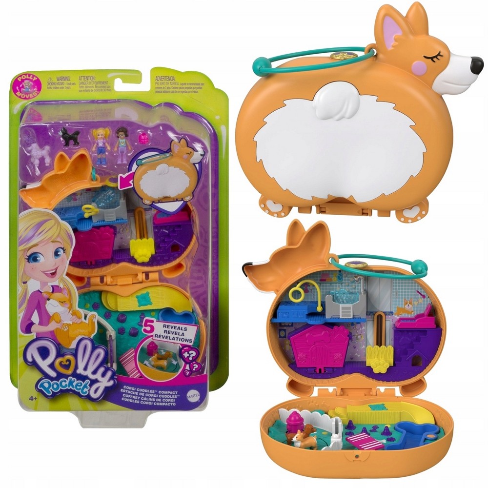 Polly Pocket Pes corgi Kompaktná sada GTN13