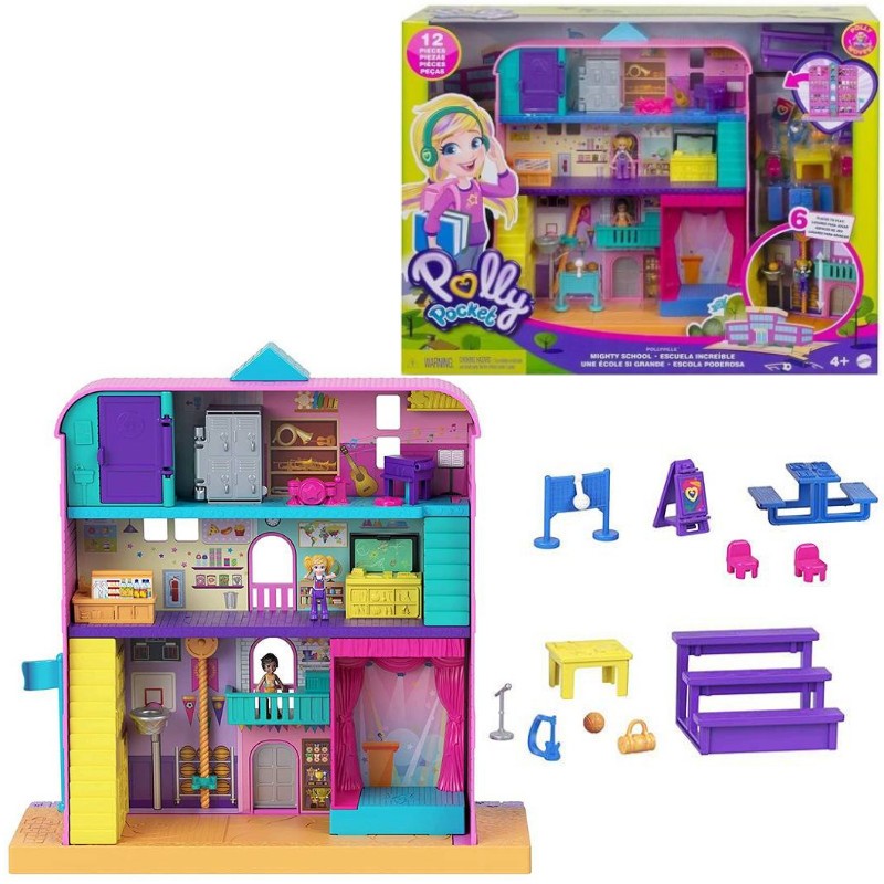 Polly Pocket Pollyville Školská súprava