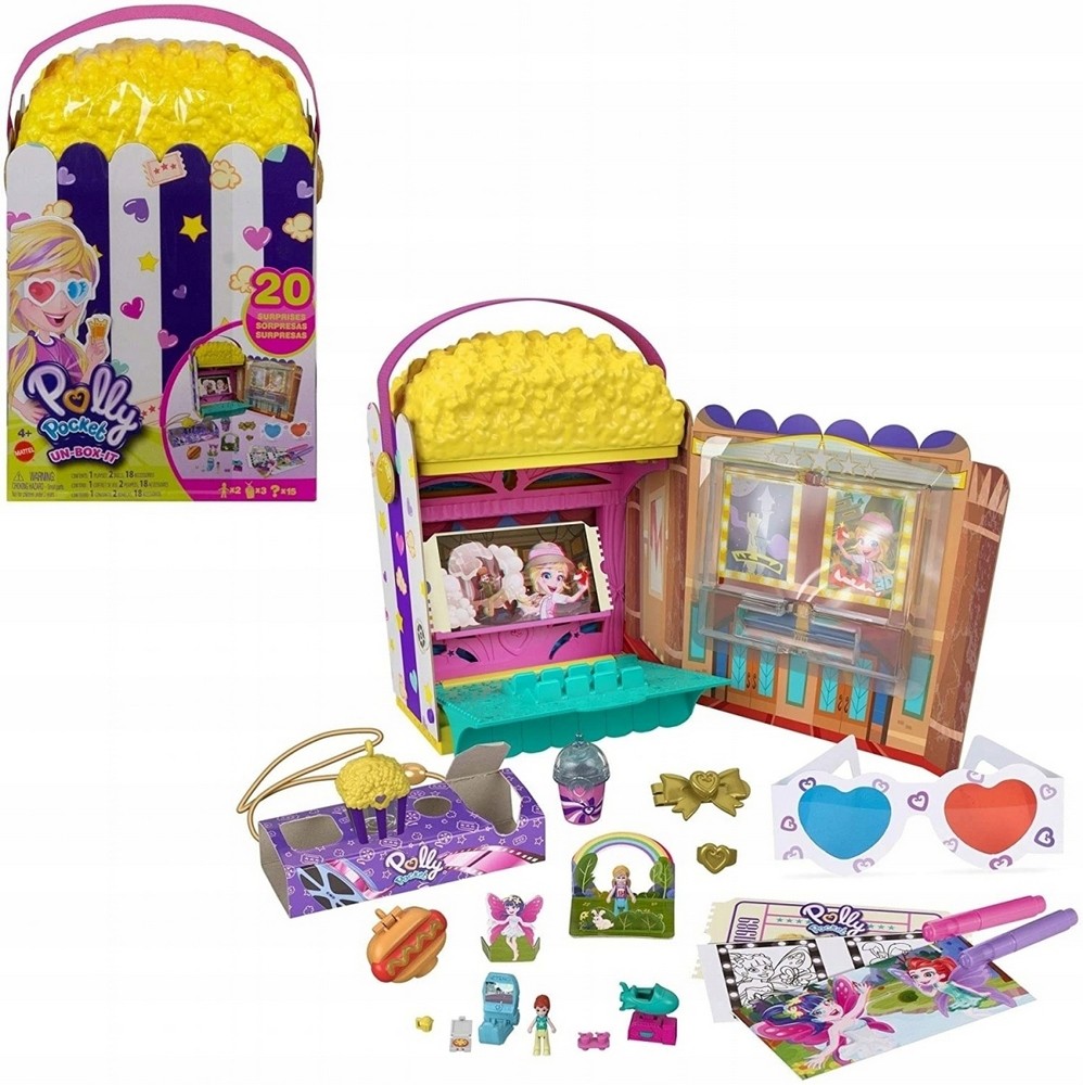 Polly Pocket Popcorn Sada prekvapenie GVC96