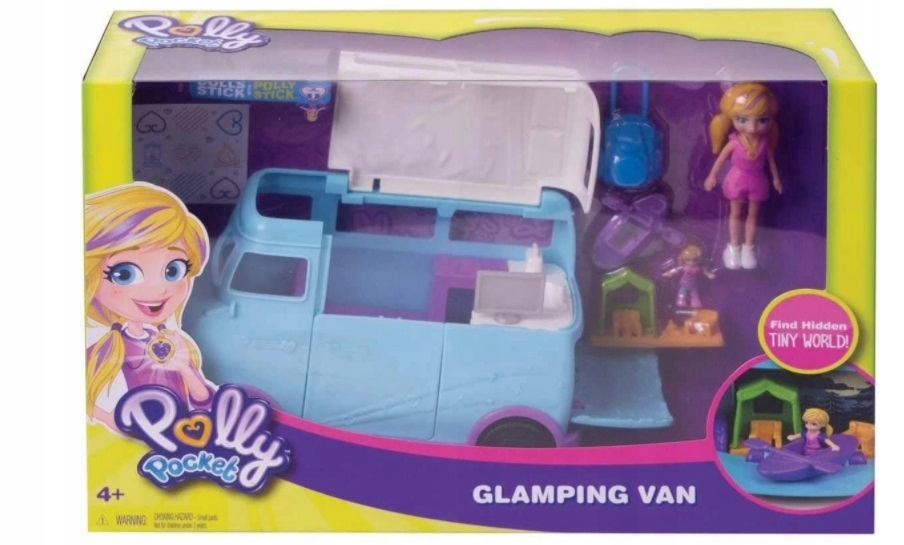 POLLY POCKET- Polly Pocket Bivouac Kamper FTP74 bábika