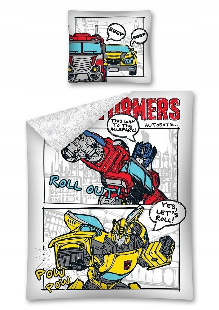 TRANSFORMERS - Bavlna Linen 140 × 200 Transforms Comic