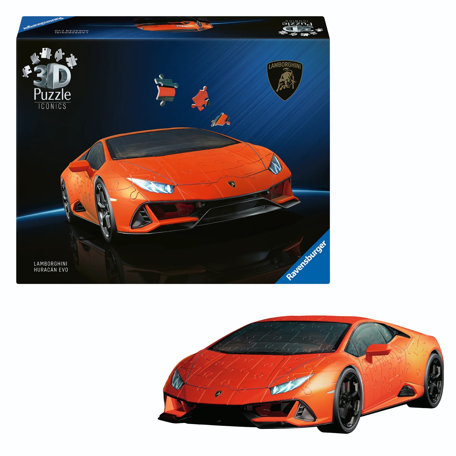3D puzzle Iconics Lamborgh.Huracán EVO-Arancio
