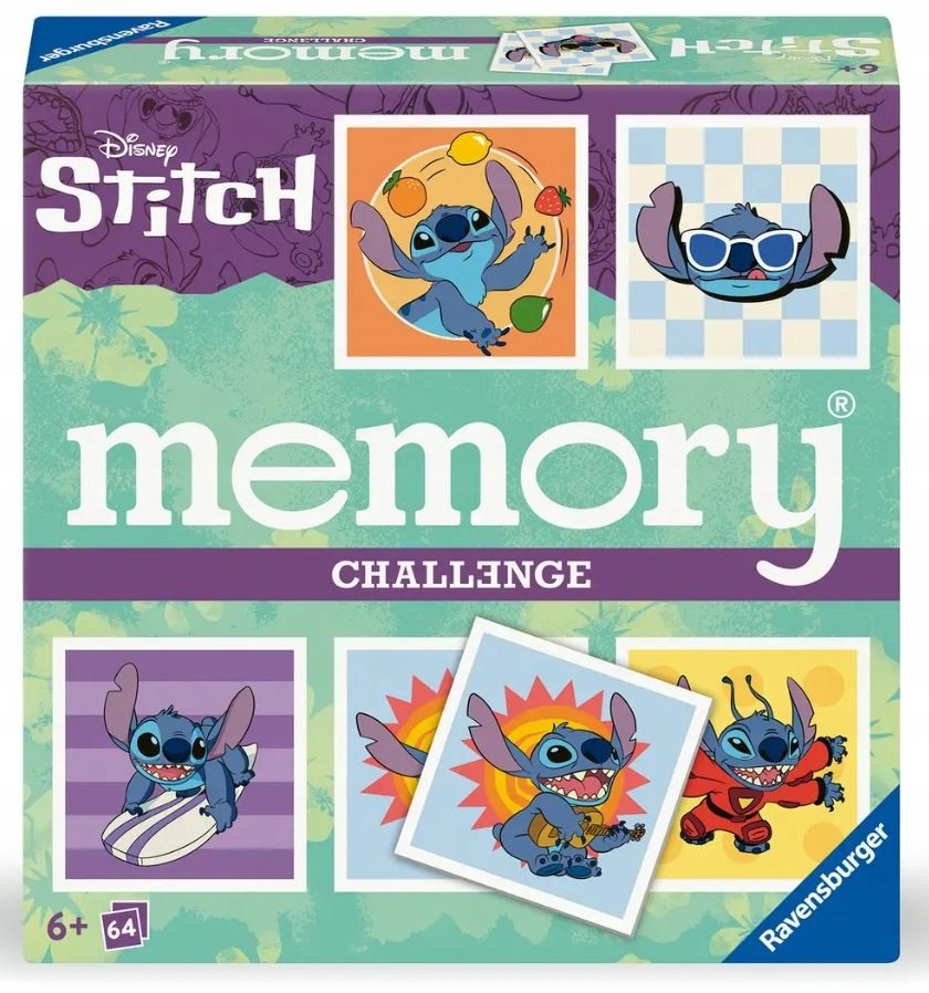 Ravensburger - Pamäťová hra Pamäťová výzva - Stitch