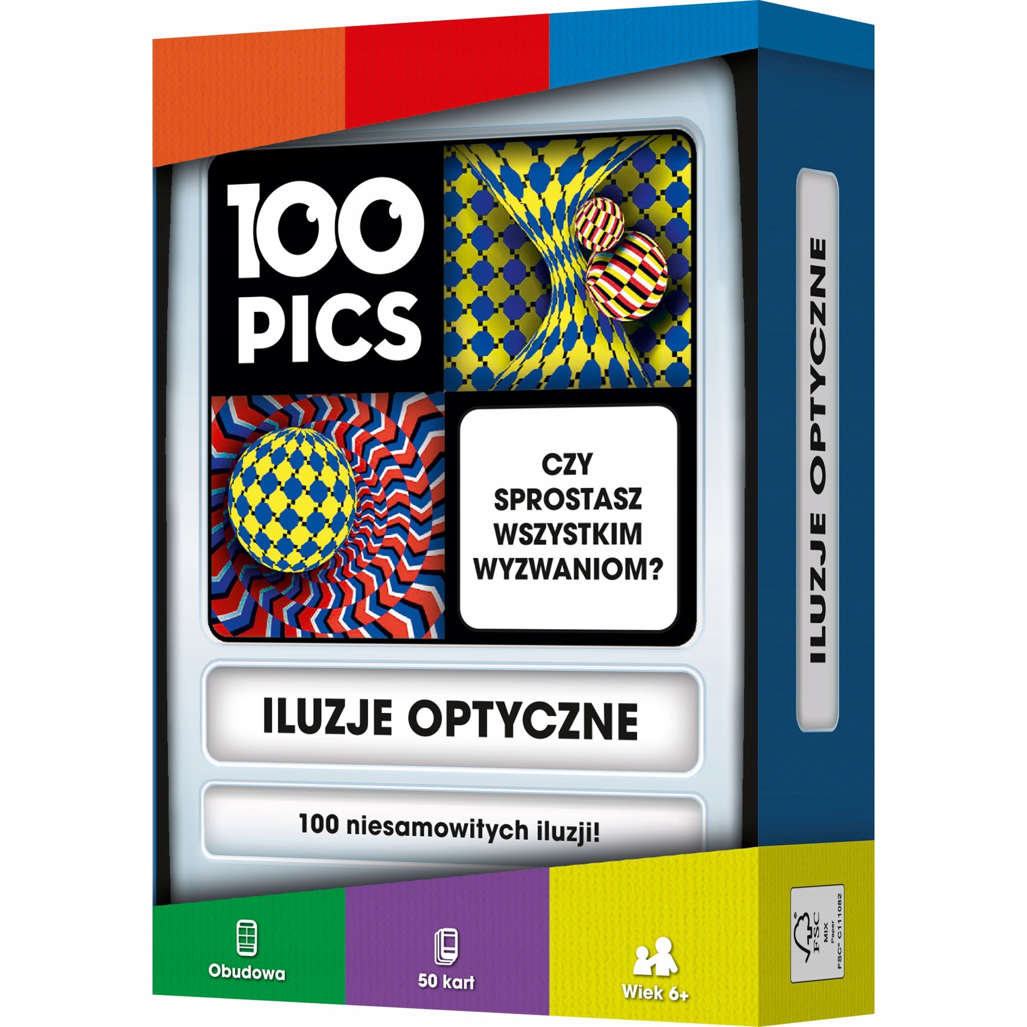 Spoločenská hra 100 obrázkov: Optické ilúzie Rebel