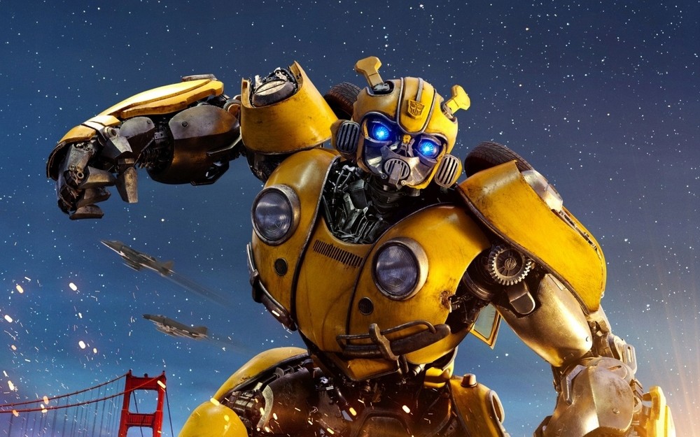 TRANSFORMERS BUMBLEBEE Nálepka plagát (veľkosť 60 × 39 cm)