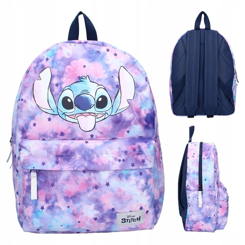 Vadobag Detský Batoh Stitch Fialový - Tropický Vzor a Funkčnosť