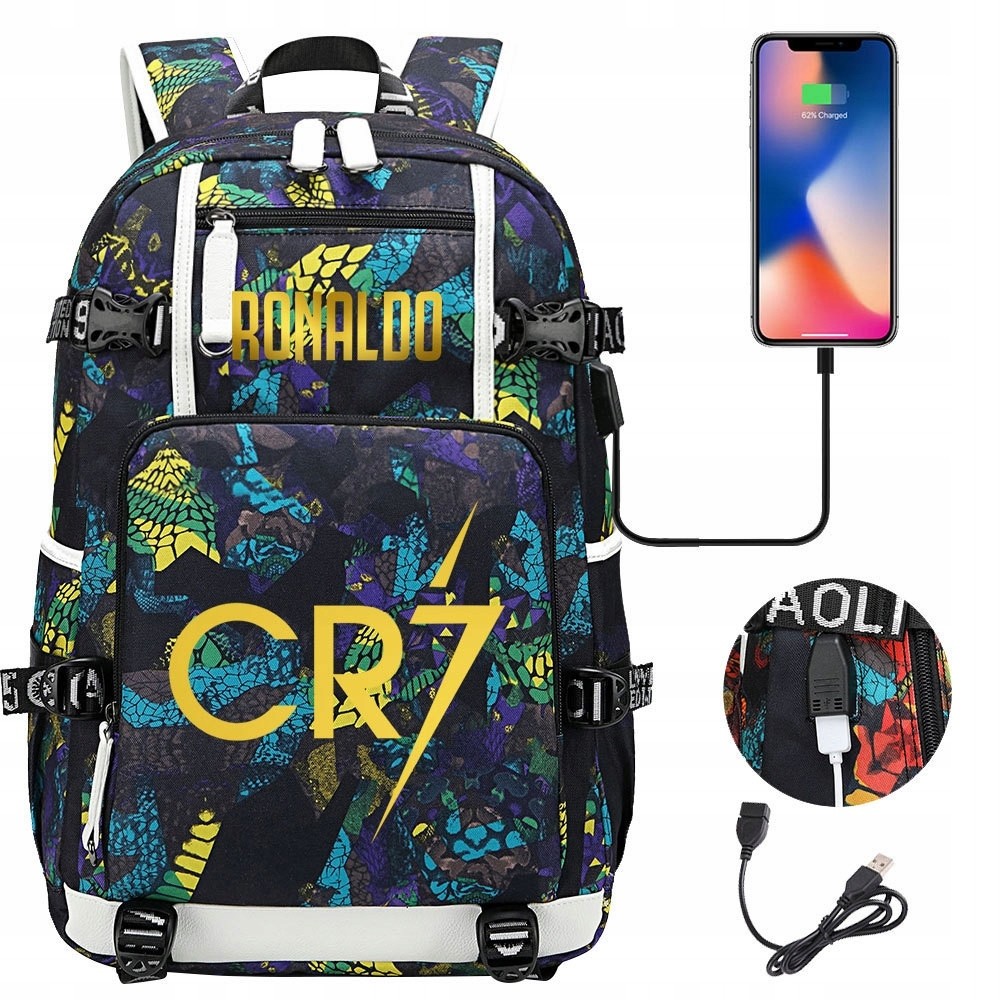 Nádherný batoh s USB portom a vodeodolným počítačovým vrecúškom v rôznych vzoroch