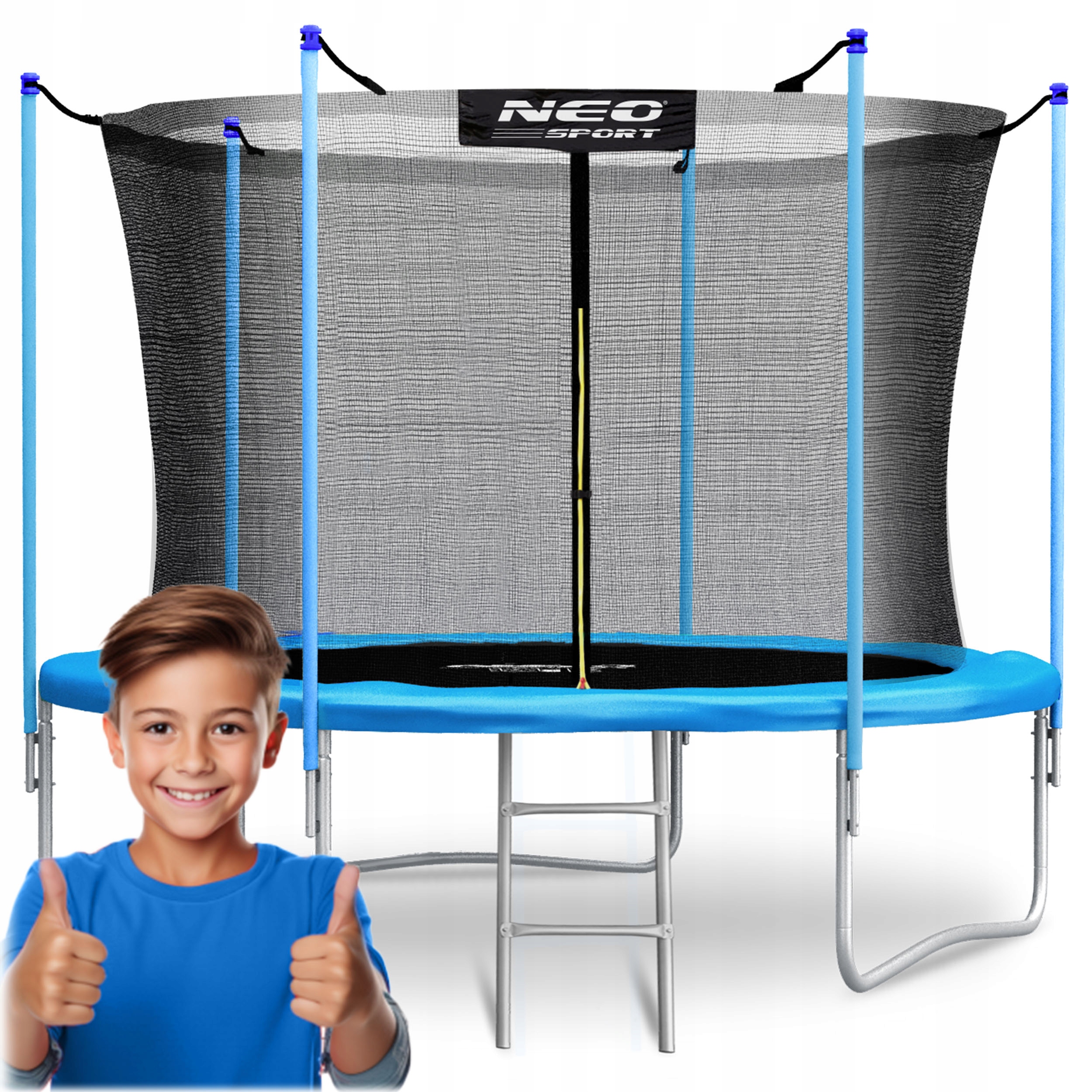 Trampolína Neo-sport so sieťou 312 cm FT 10 (304-312 cm)