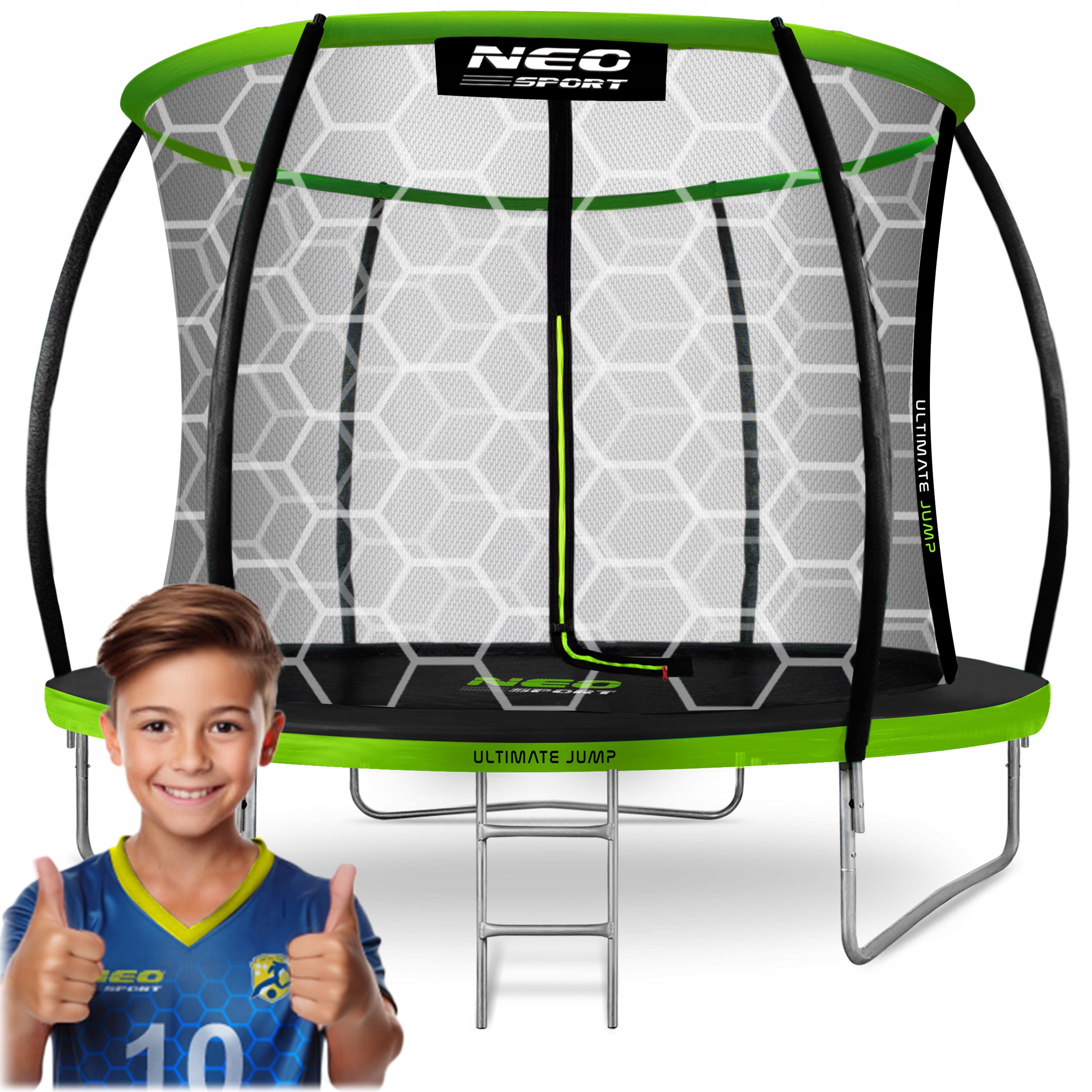 Trampolína Neo-sport so sieťou 312 cm FT 10 (304-312 cm)