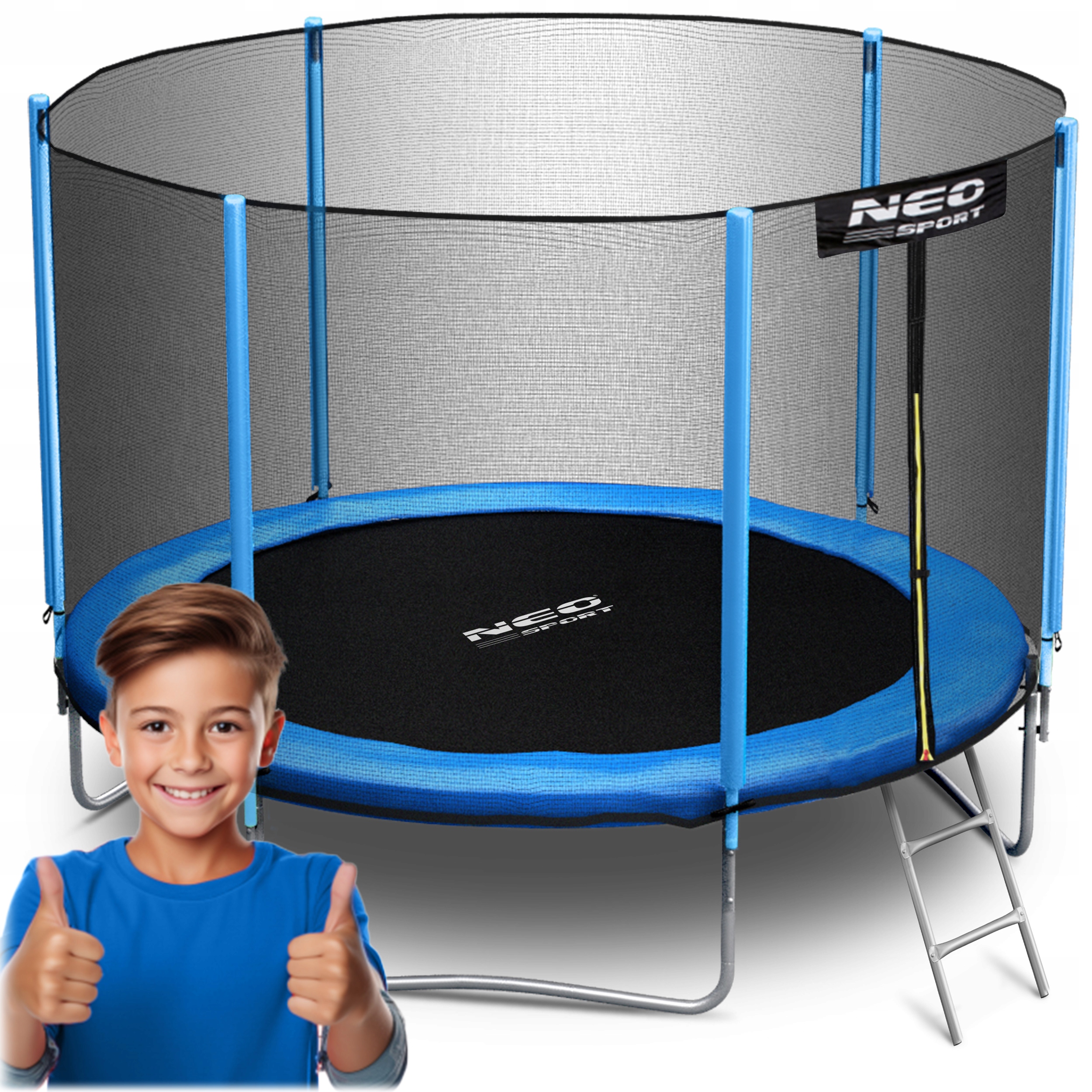 Trampolína Neo-sport so sieťou 312 cm FT 10 (304-312 cm)