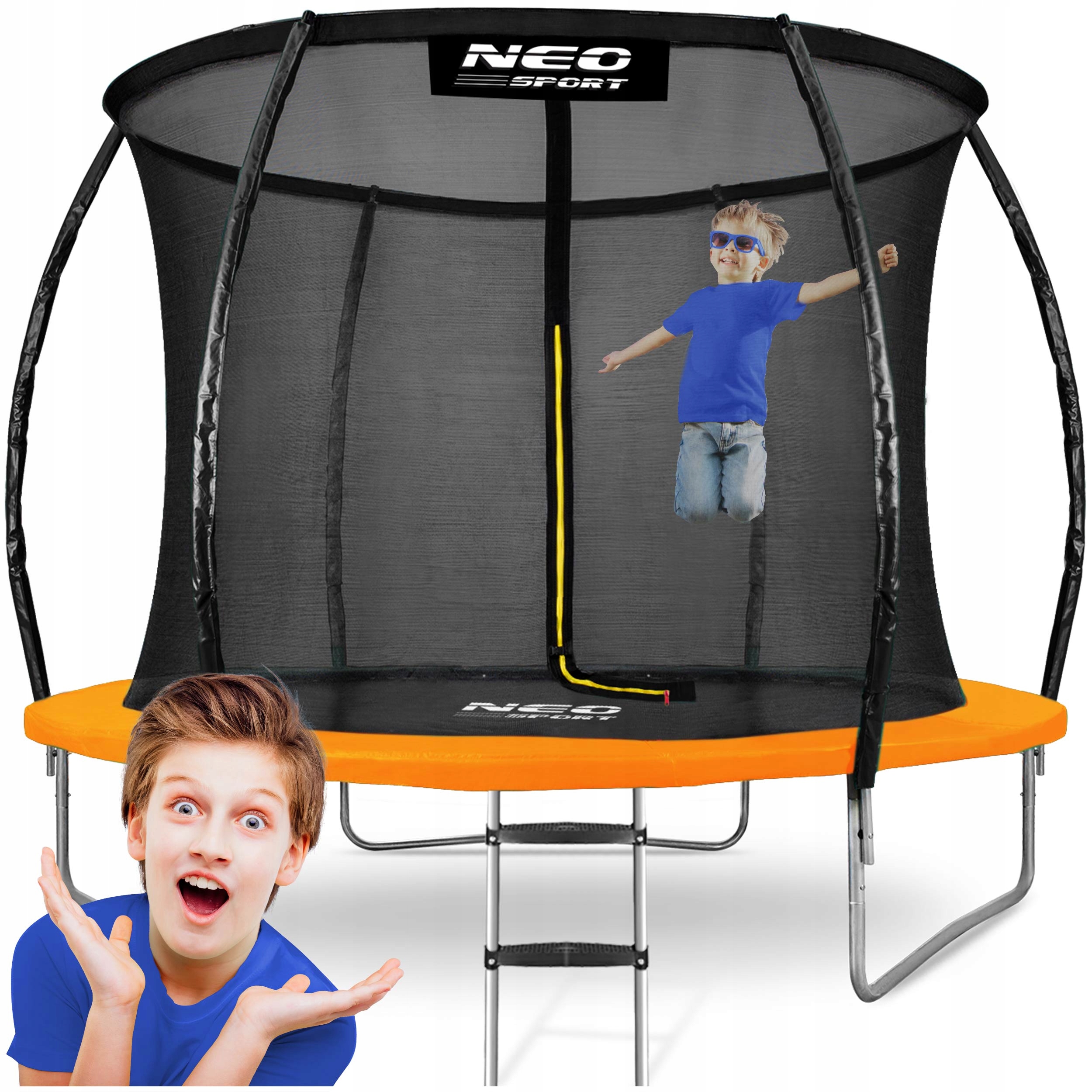 Trampolína Neo-sport so sieťou 312 cm FT 10 (304-312 cm)