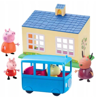 Pepa Pig - 06593 TM Hračky Figúrky Čerpadlo Peppa Set School +