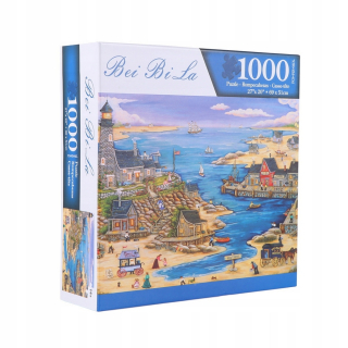 Vláčik Tomáš  - 1 Sada 1000 kusov Jigsaw Plachtenie Harbor puzzle