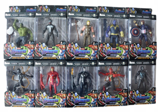 SPIDERMAN - 10 Čísla Avengers Hulk Venom Spiderman svieti