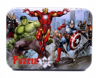 HULK - 100 ks Deti Puzzle Vzdelávanie Marvel Hulk