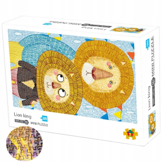 Leví kráľ - 1000ks kráľ lev puzzle cartoon puzzle